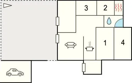 3 Bedroom Nice Home In Jerup *